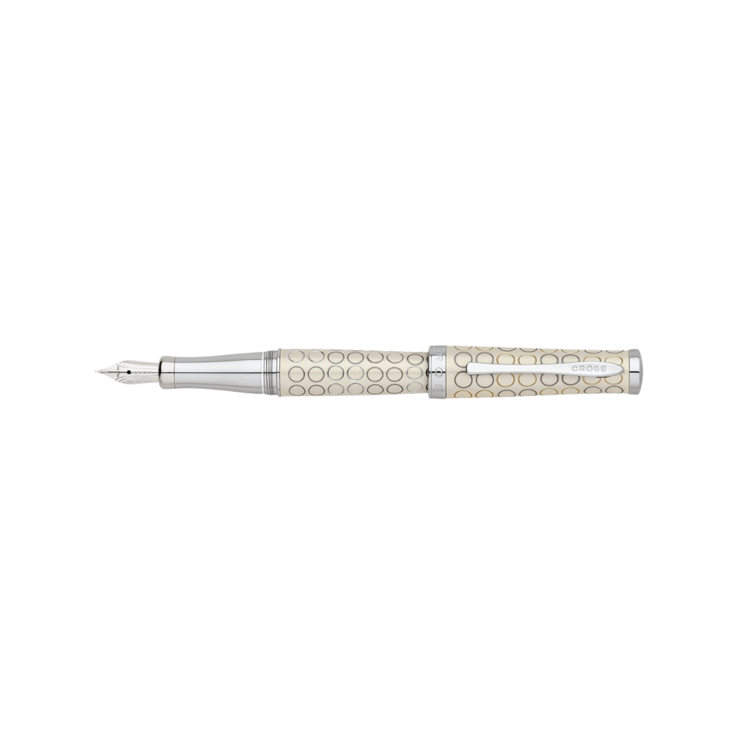 Cross Sauvage Forever Fountain Pen - Ivory — with packaging