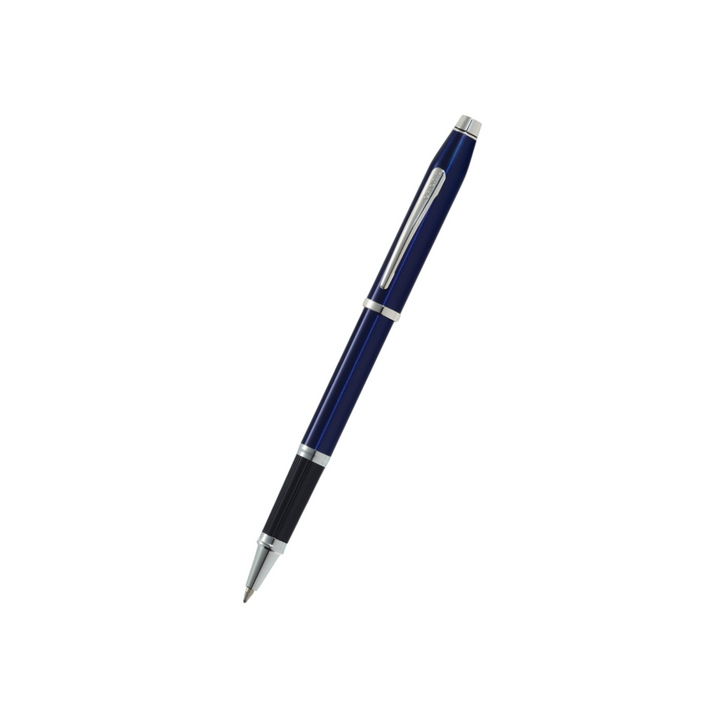 Cross Century II Translucent Blue Lacquer Rollerball Pen — Cross rollerball pen — fluid gel ink writing instrument, at Cityluxe Singapore