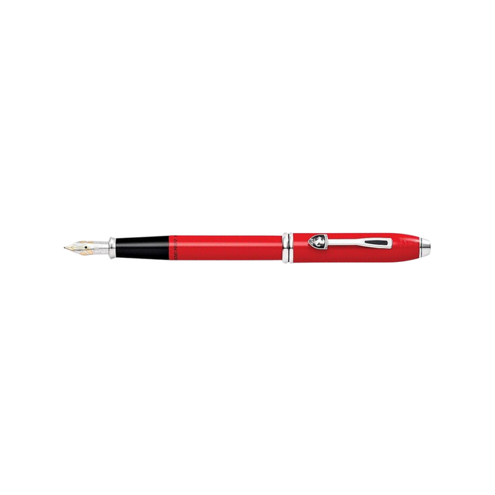 Cross Ferrari Townsend Fountain Pen - Glossy Corsa Red Lacquer — nib close-up