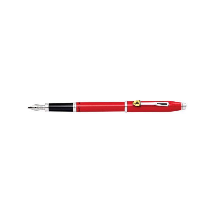 Cross Ferrari Century II Fountain Pen - Glossy Corsa Red Lacquer — nib close-up