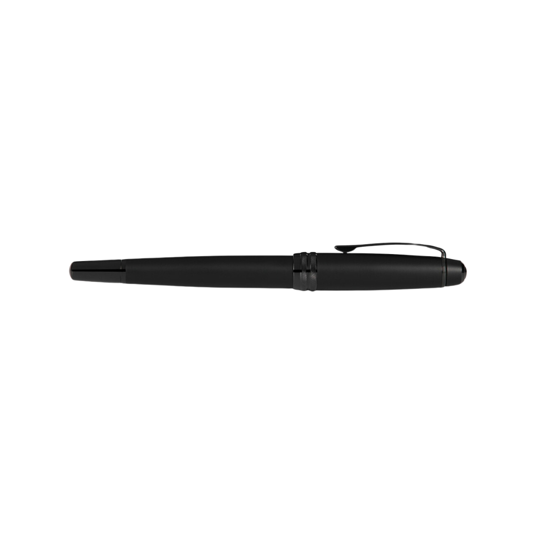 Cross Bailey Fountain Pen in Matte Black — Cross fountain pen — precision nib writing instrument, at Cityluxe Singapore stationery store