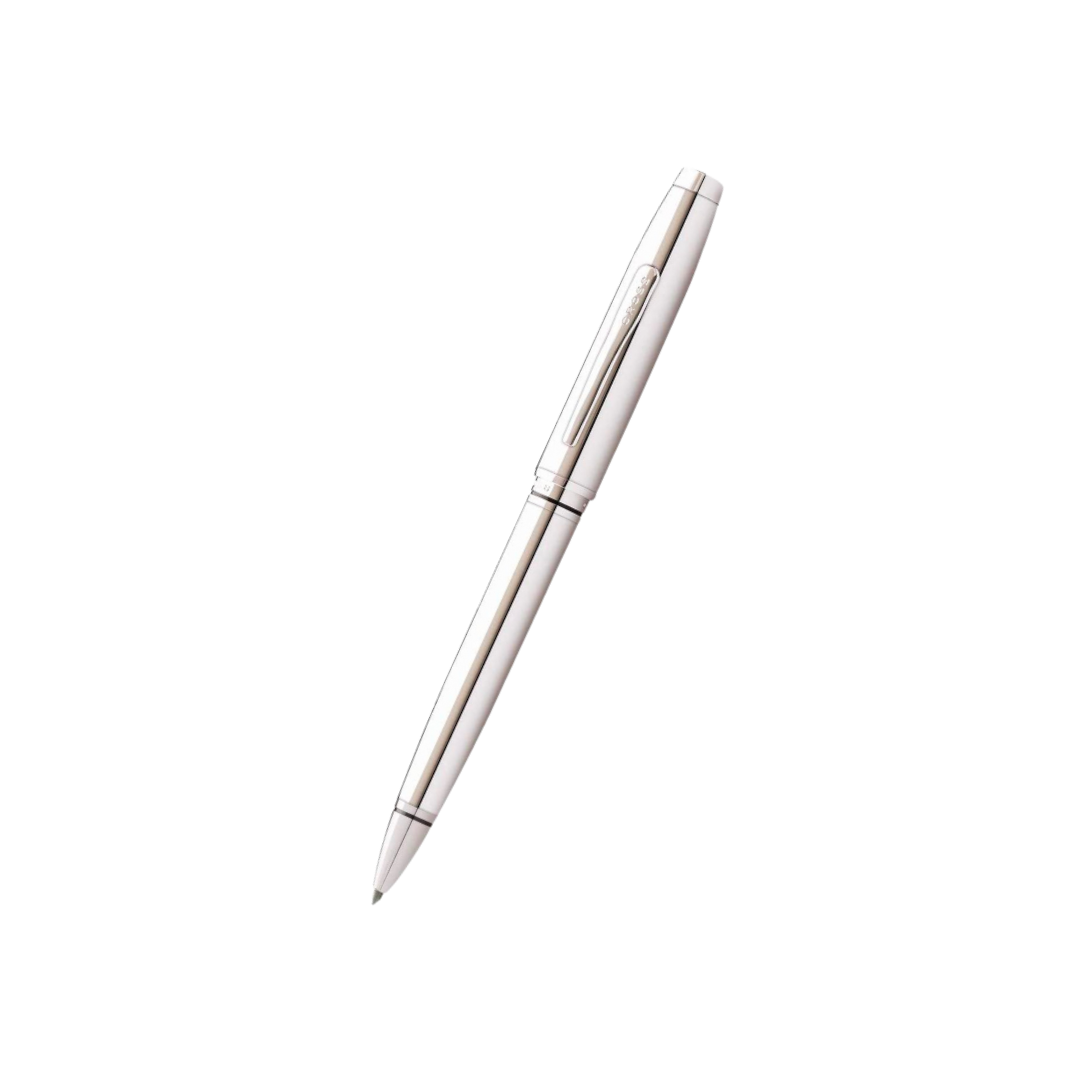 Cross Coventry Ballpoint Pen Lustrous Chrome — Cross ballpoint pen — reliable smooth-writing everyday pen, at Cityluxe Singapore