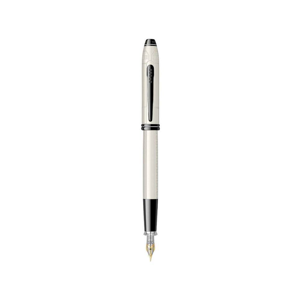 Cross Townsend Starwars Fountain Pen - Stormtrooper — uncapped with cap posted