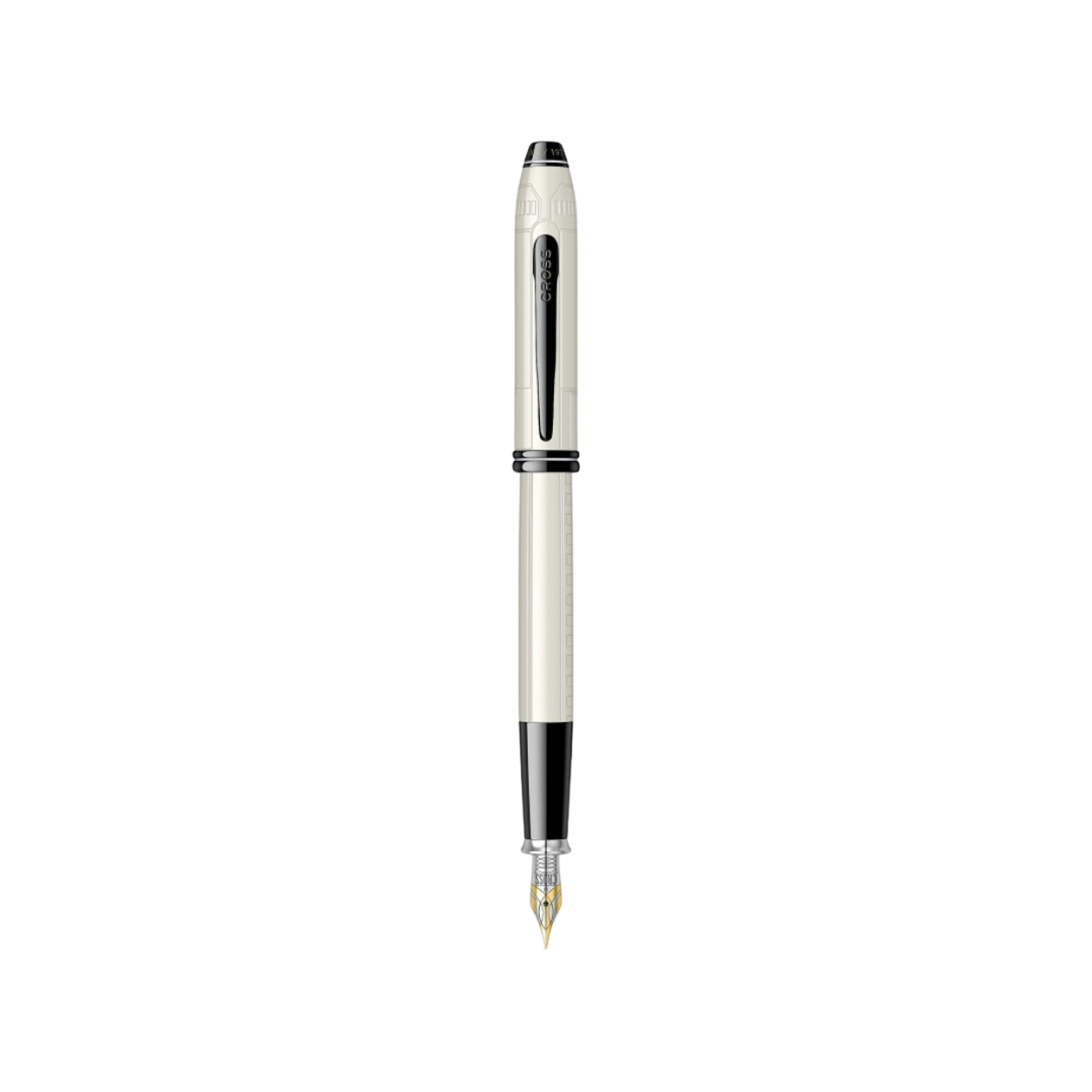 Cross Townsend Starwars Fountain Pen - Stormtrooper — uncapped with cap posted