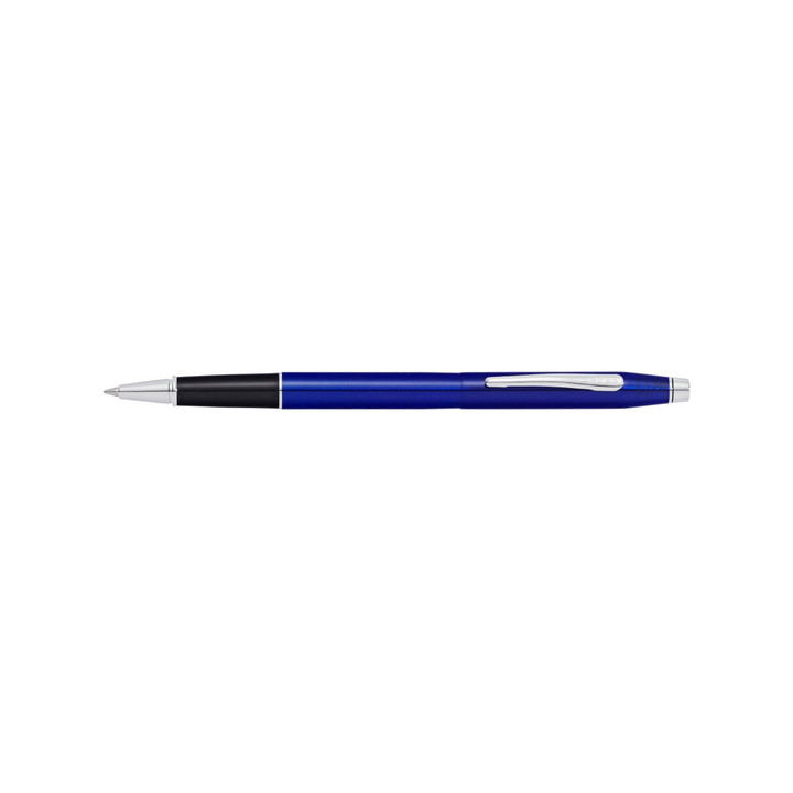 Cross Classic Century Translucent Blue Lacquer Rollerball Pen — Cross rollerball pen — fluid gel ink writing instrument, at Cityluxe Singapore
