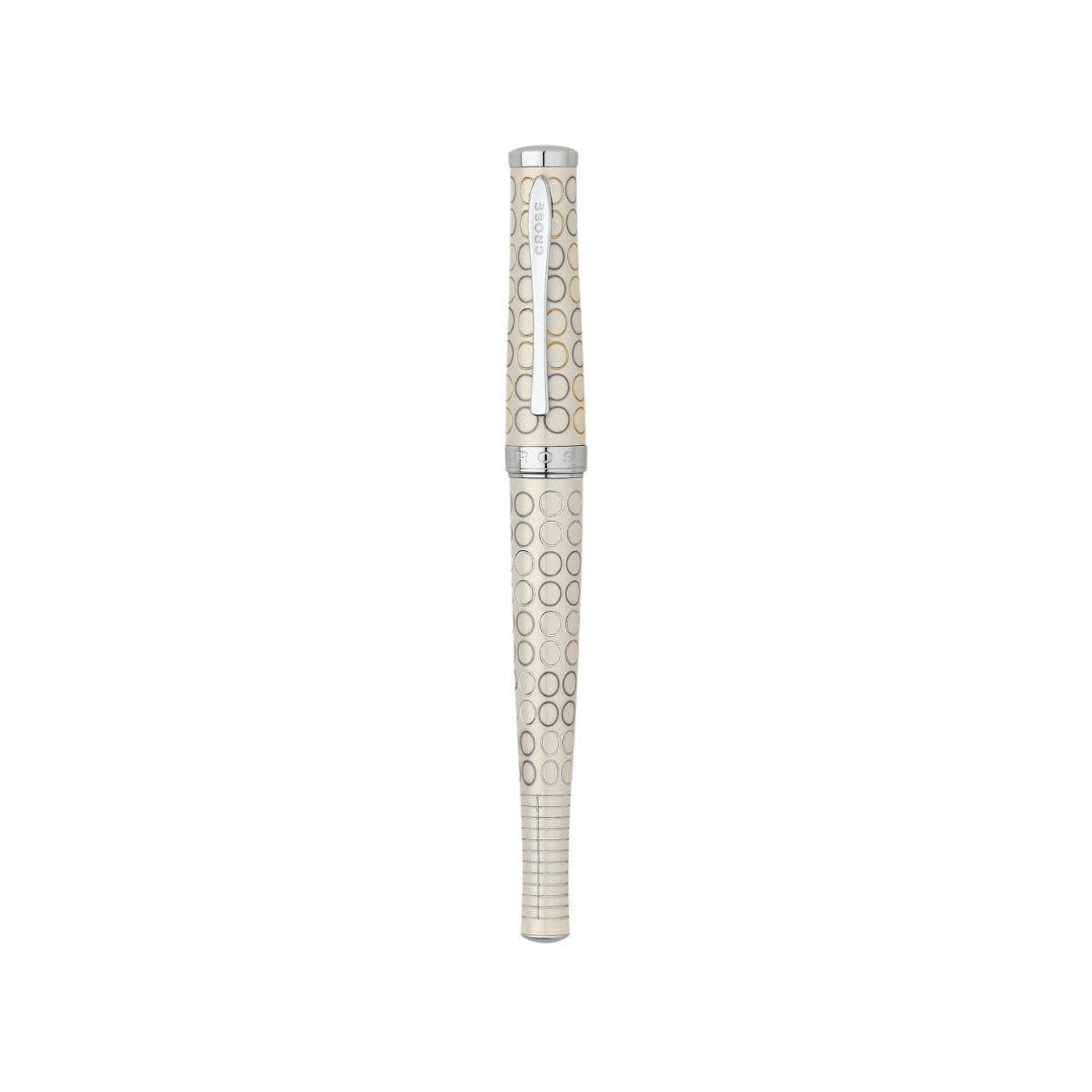 Cross Sauvage Forever Fountain Pen - Ivory — nib close-up