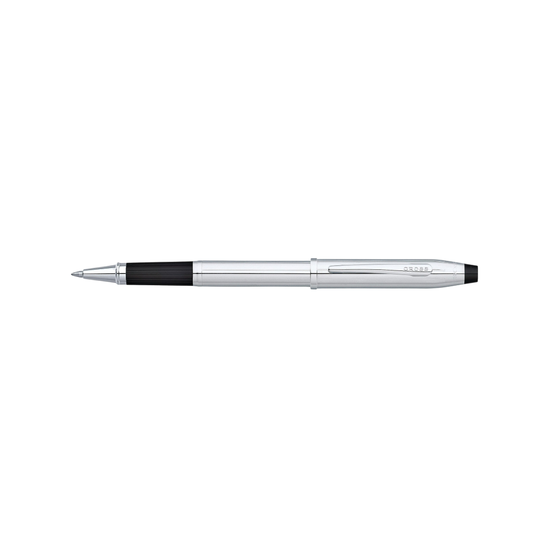 Cross Century II Lustrous Chrome Rollerball Pen — Cross rollerball pen — fluid gel ink writing instrument, at Cityluxe Singapore
