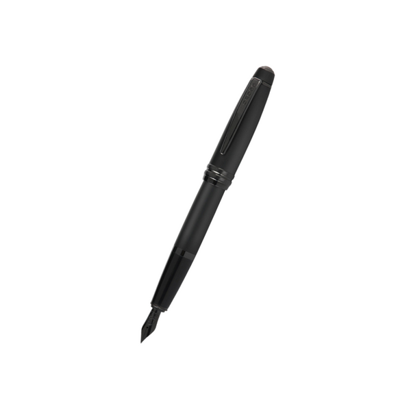 Cross Bailey Fountain Pen in Matte Black — Cross fountain pen — precision nib writing instrument, at Cityluxe Singapore stationery store