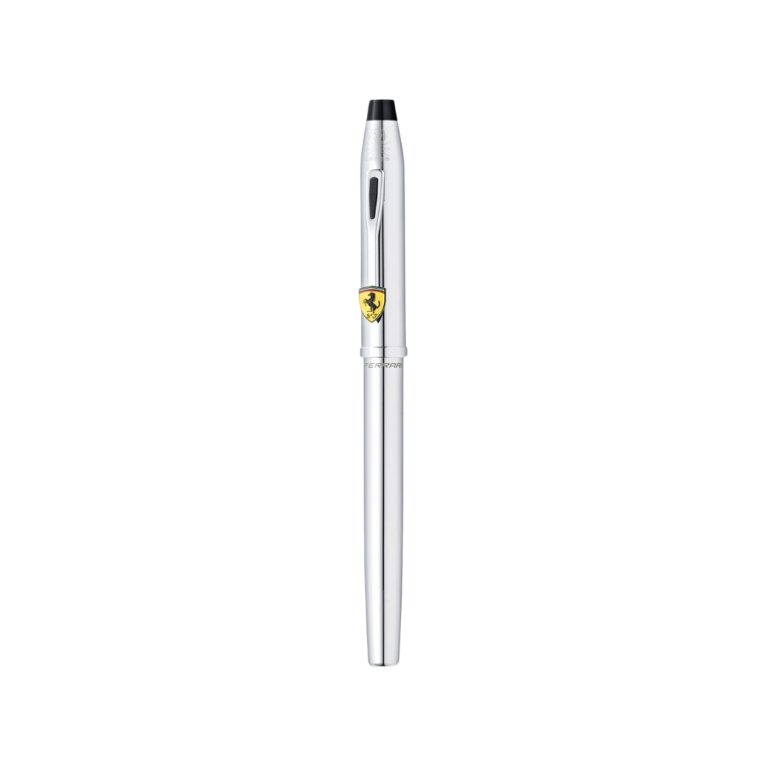 Cross Ferrari Century II Fountain Pen - Glossy Chrome — nib close-up