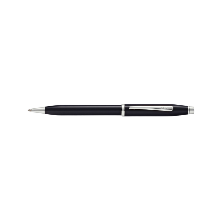 Cross Century II Black Lacquer Ballpoint Pen — Cross ballpoint pen — reliable smooth-writing everyday pen, at Cityluxe Singapore
