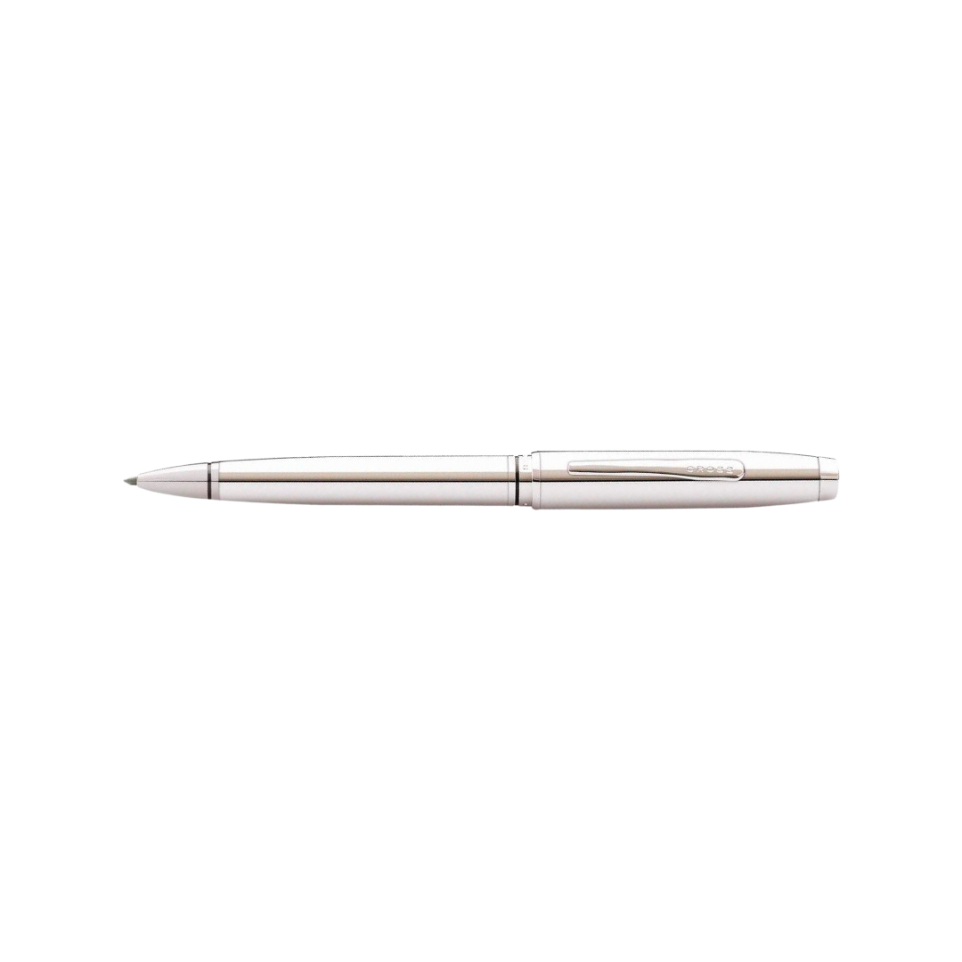 Cross Coventry Ballpoint Pen Lustrous Chrome — Cross ballpoint pen — reliable smooth-writing everyday pen, at Cityluxe Singapore