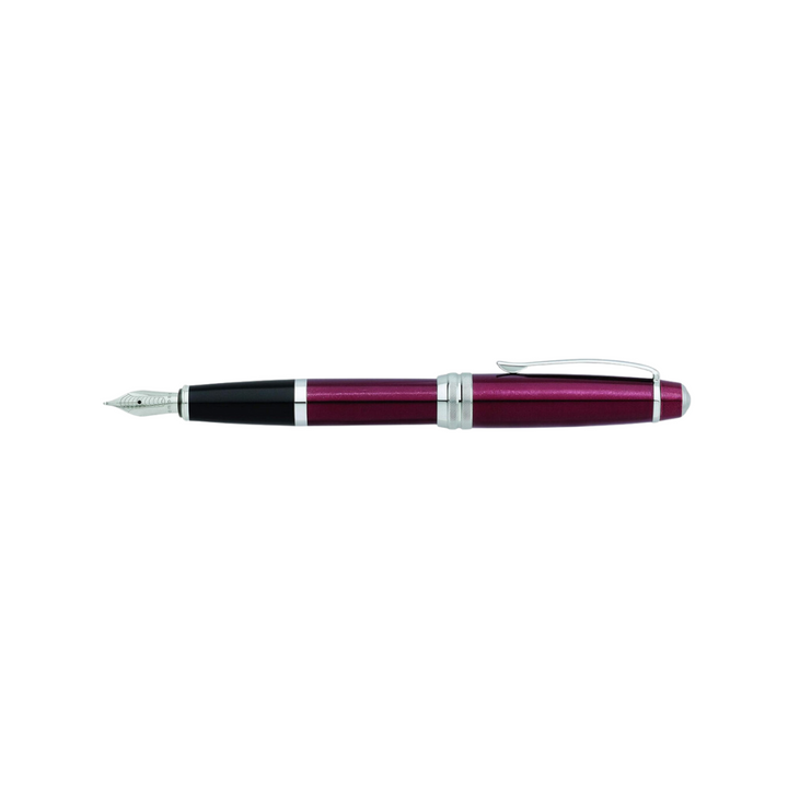 Cross Bailey Fountain Pen in Red Lacquer (Medium) — Cross fountain pen — precision nib writing instrument, at Cityluxe Singapore stationery store