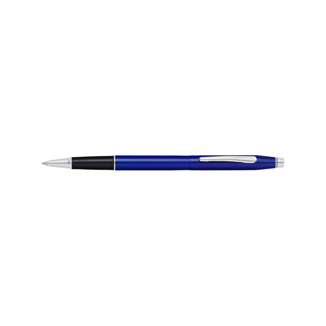Cross Classic Century Translucent Blue Lacquer Ballpoint Pen — Cross ballpoint pen — reliable smooth-writing everyday pen, at Cityluxe Singapore
