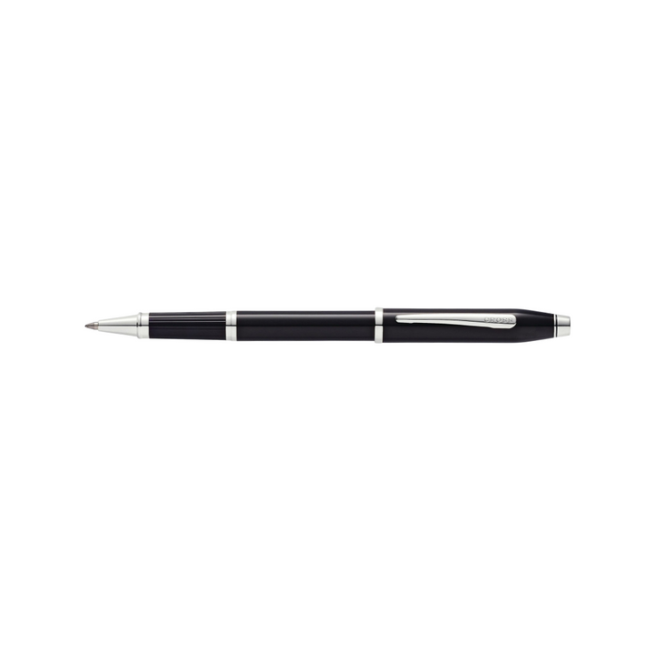 Cross Century II Black Lacquer Rollerball Pen — Cross rollerball pen — fluid gel ink writing instrument, at Cityluxe Singapore