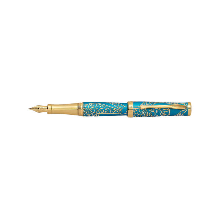 Cross Year of the Monkey Fountain Pen - Tibetan Teal — with packaging