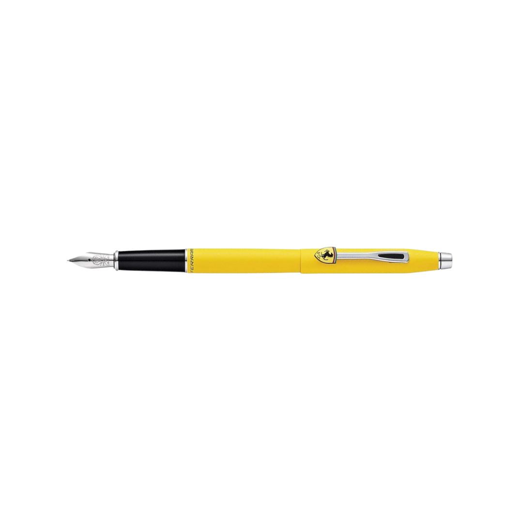 Cross Ferrari Classic Century Fountain Pen - Modena Yellow Lacquer — with packaging