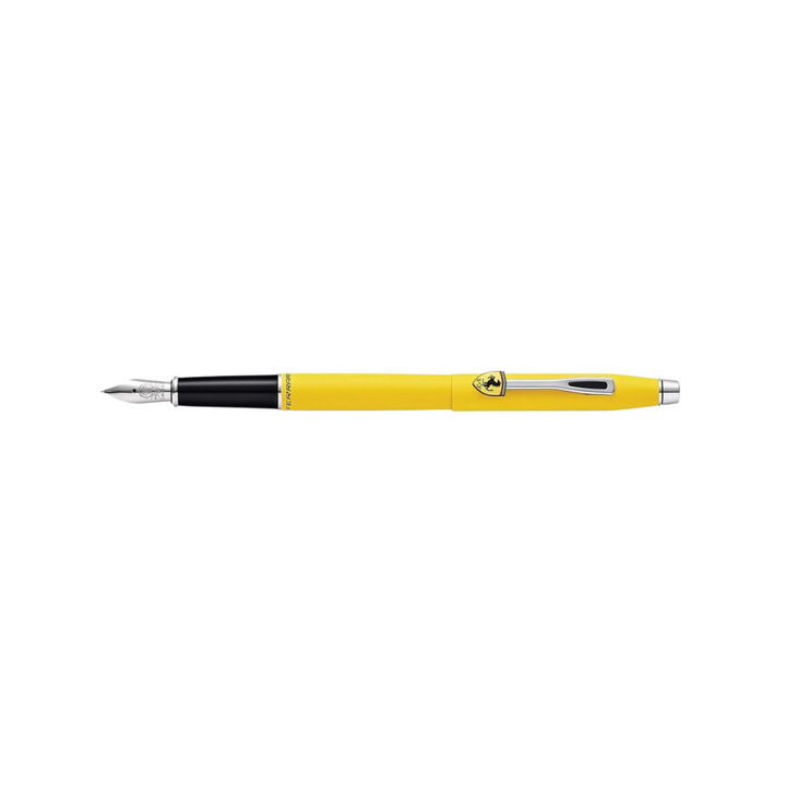 Cross Ferrari Classic Century Fountain Pen - Modena Yellow Lacquer — with packaging