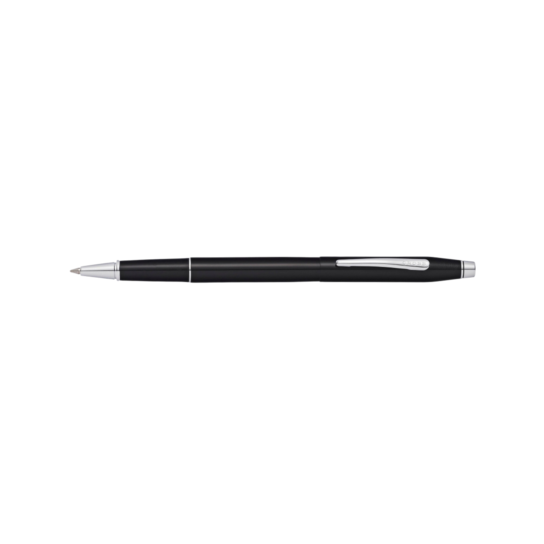 Cross Classic Century Black Lacquer Rollerball Pen — Cross rollerball pen — fluid gel ink writing instrument, at Cityluxe Singapore