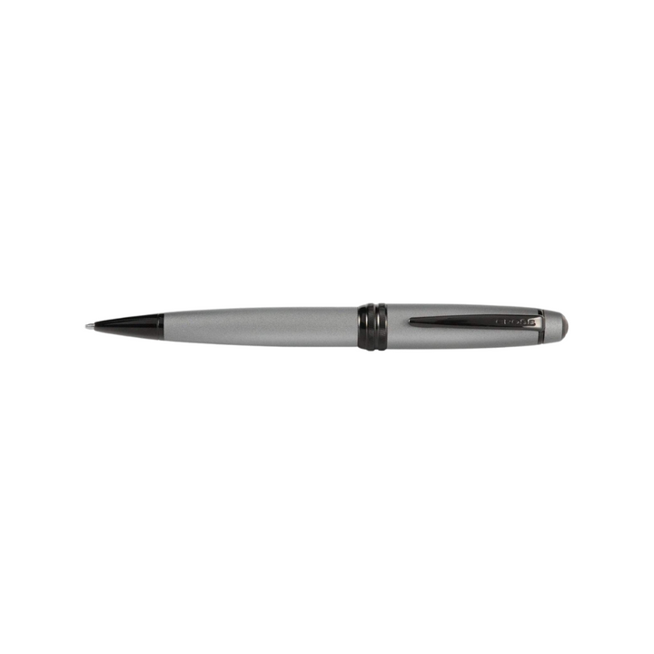 Cross Bailey Ballpoint Pen in Matte Gray — Cross ballpoint pen — reliable smooth-writing everyday pen, at Cityluxe Singapore