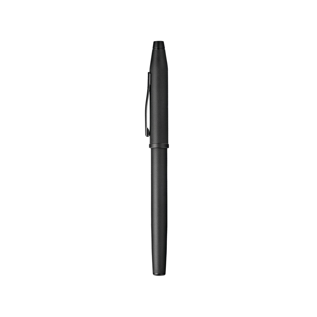 Cross Century II Black Micro-knurl Rollerball Pen — Cross rollerball pen — fluid gel ink writing instrument, at Cityluxe Singapore