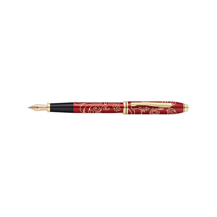 Cross Townsend Year of the Pig Fountain Pen - Red — with packaging