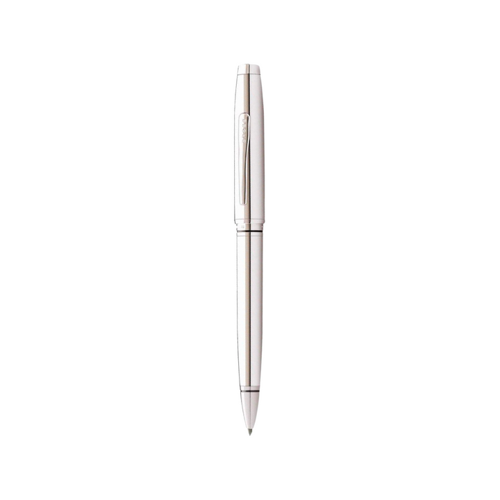 Cross Coventry Ballpoint Pen Lustrous Chrome — Cross ballpoint pen — reliable smooth-writing everyday pen, at Cityluxe Singapore
