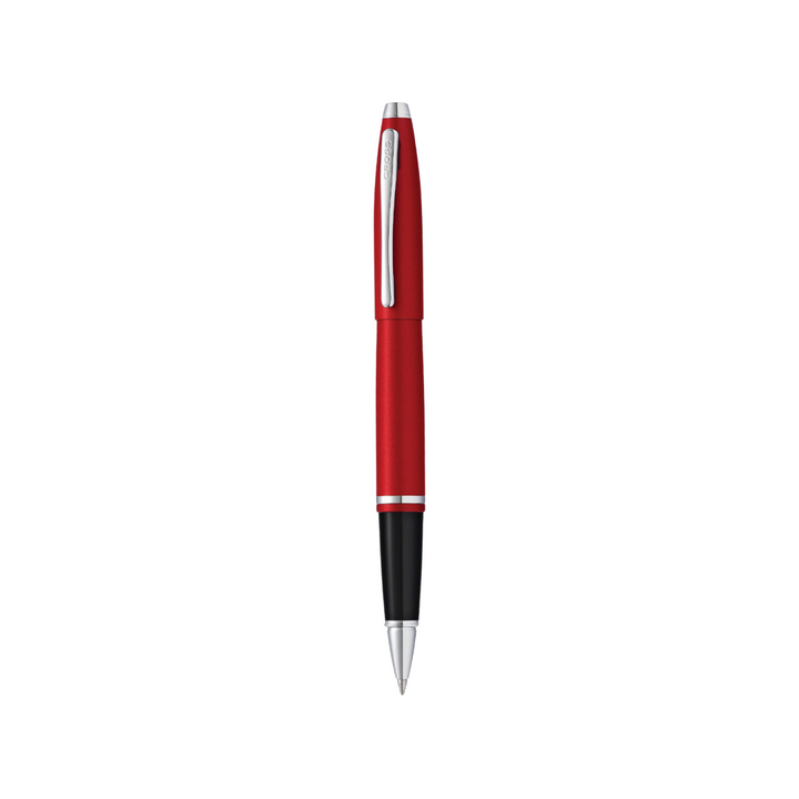 Cross Calais Matte Metallic Crimson Rollerball Pen — Cross rollerball pen — fluid gel ink writing instrument, at Cityluxe Singapore