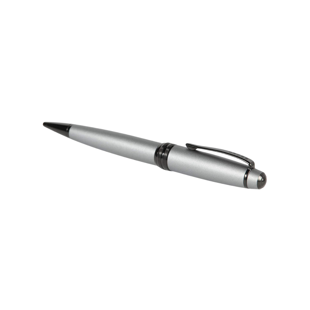 Cross Bailey Ballpoint Pen in Matte Gray — Cross ballpoint pen — reliable smooth-writing everyday pen, at Cityluxe Singapore