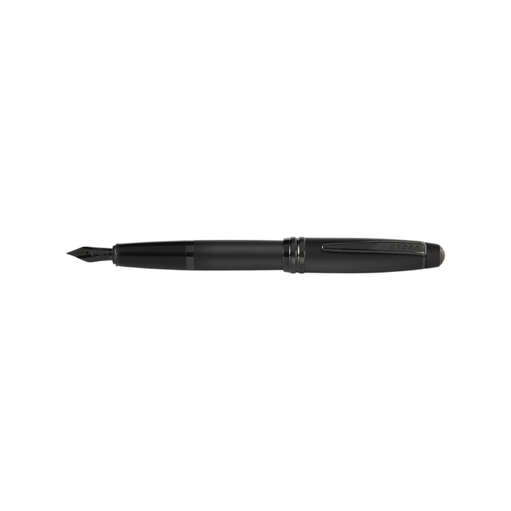 Cross Bailey Fountain Pen in Matte Black — Cross fountain pen — precision nib writing instrument, at Cityluxe Singapore stationery store