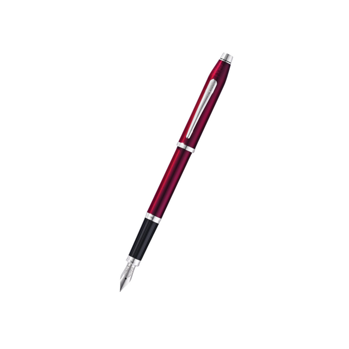 Cross Century II Translucent Plum Lacquer Fountain Pen — Cross fountain pen — precision nib writing instrument, at Cityluxe Singapore stationery store