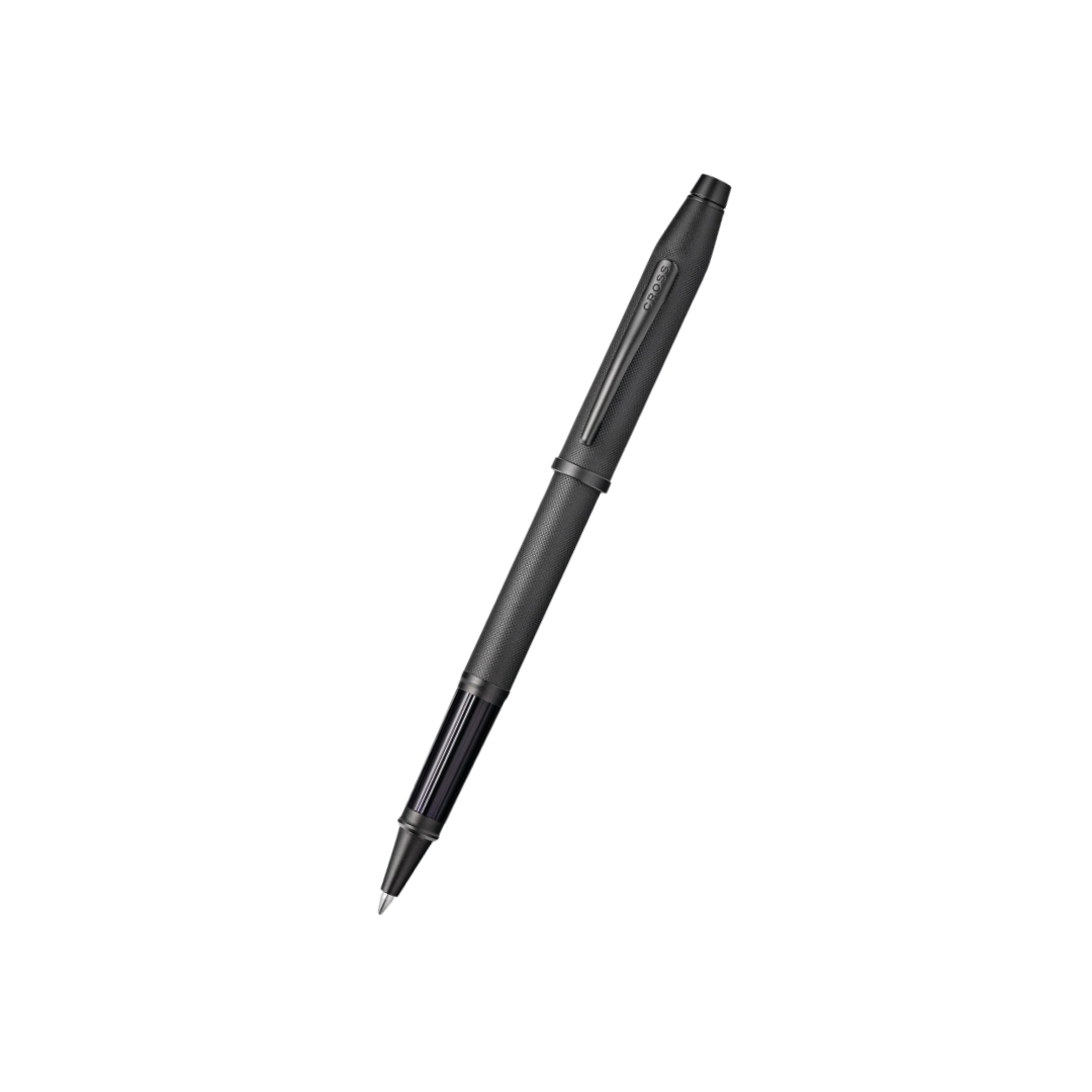 Cross Century II Black Micro-knurl Rollerball Pen — Cross rollerball pen — fluid gel ink writing instrument, at Cityluxe Singapore