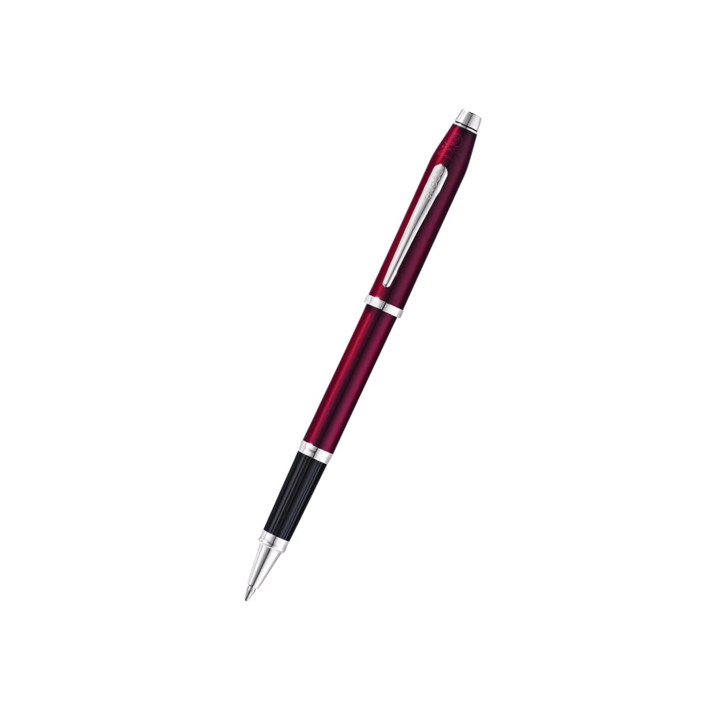 Cross Century II Translucent Plum Lacquer Rollerball Pen — Cross rollerball pen — fluid gel ink writing instrument, at Cityluxe Singapore