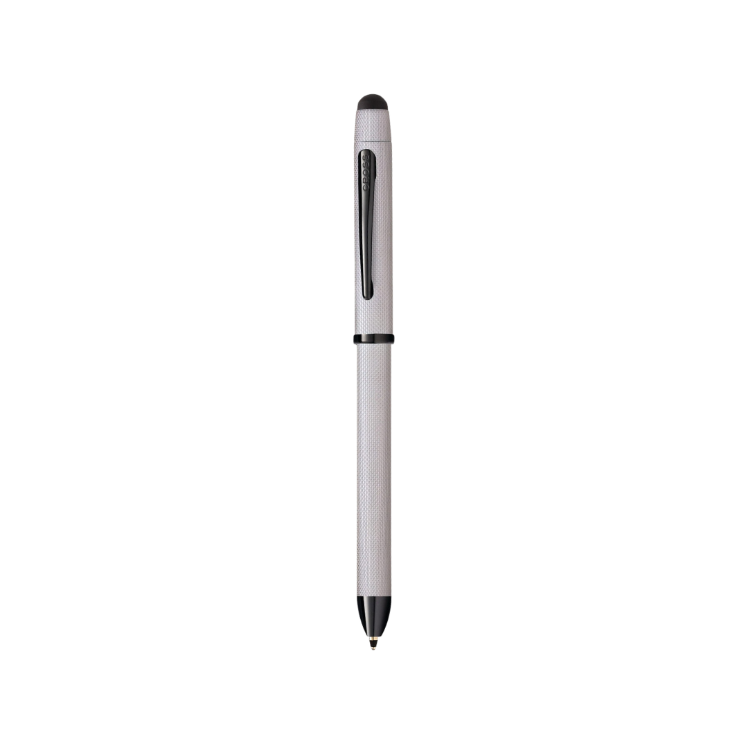 Cross Tech3+ Brushed Chrome PVD Multifunction Pen — Cross ballpoint pen — reliable smooth-writing everyday pen, at Cityluxe Singapore