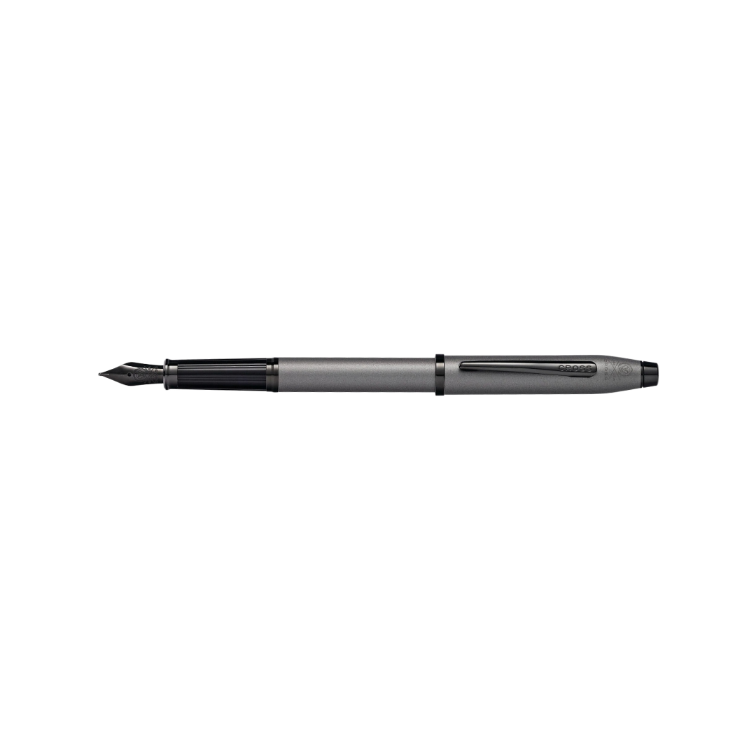 Cross Century II Gunmetal Gray Fountain Pen — Cross fountain pen — precision nib writing instrument, at Cityluxe Singapore stationery store