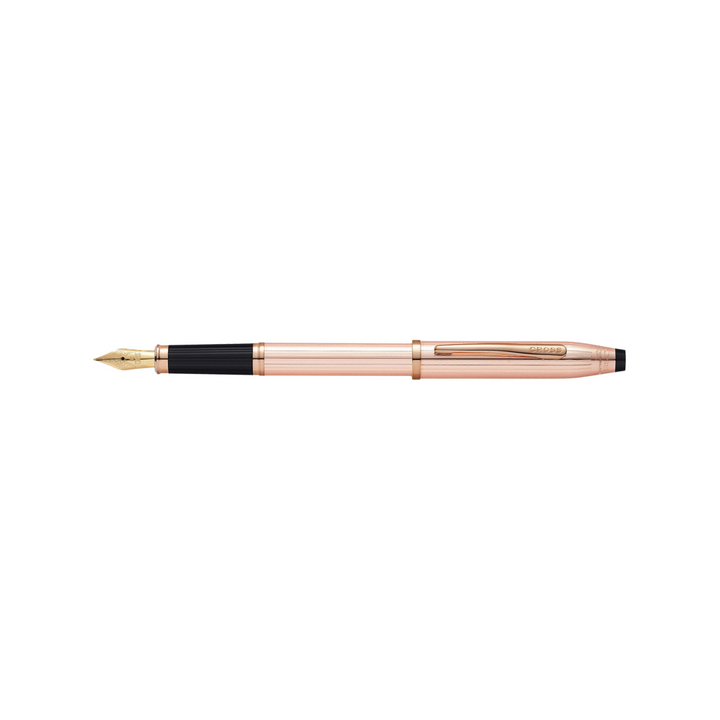 Cross Century II 14KT Rose Gold Fountain Pen — Cross fountain pen — precision nib writing instrument, at Cityluxe Singapore stationery store