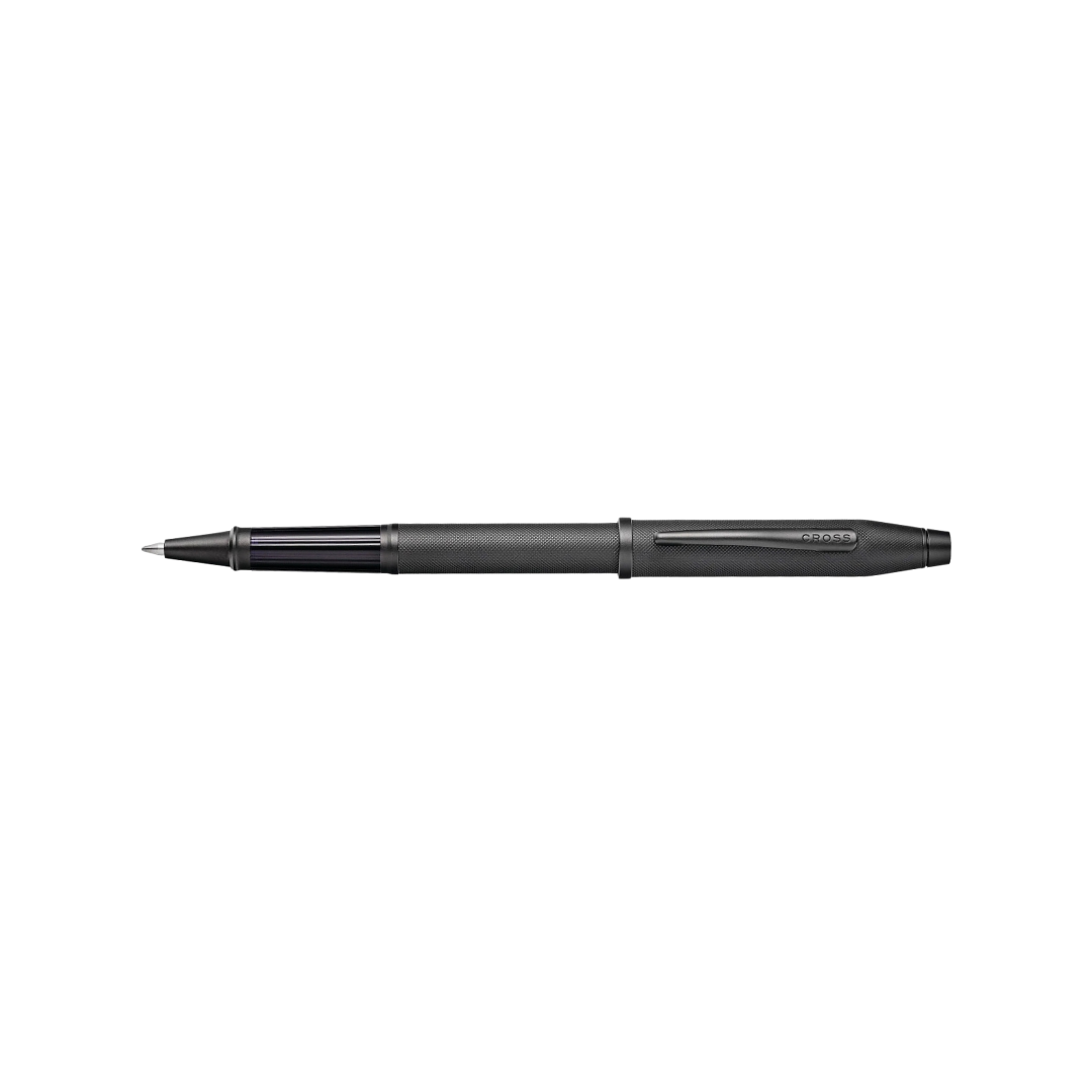 Cross Century II Black Micro-knurl Rollerball Pen — Cross rollerball pen — fluid gel ink writing instrument, at Cityluxe Singapore