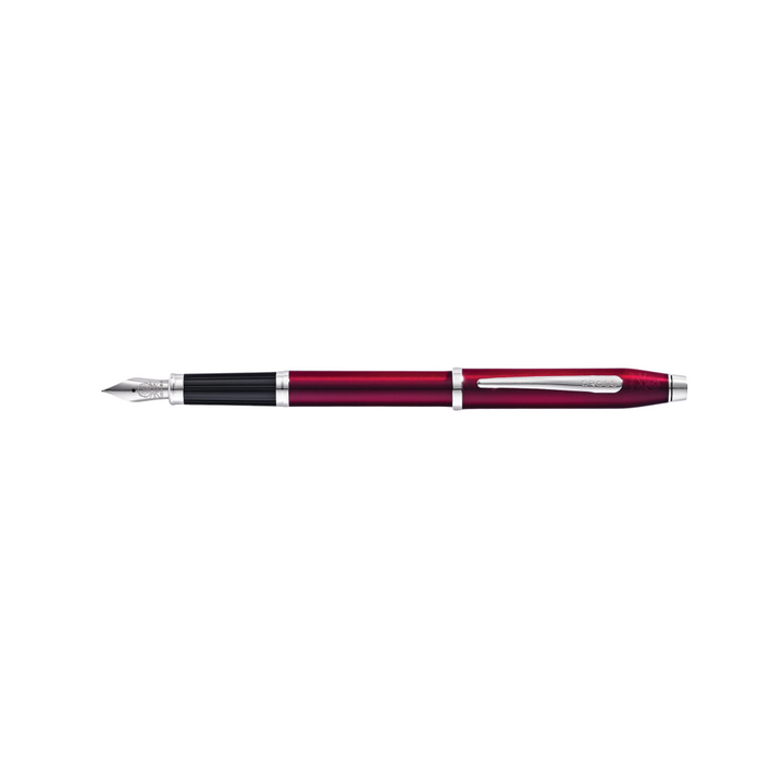 Cross Century II Translucent Plum Lacquer Fountain Pen — Cross fountain pen — precision nib writing instrument, at Cityluxe Singapore stationery store