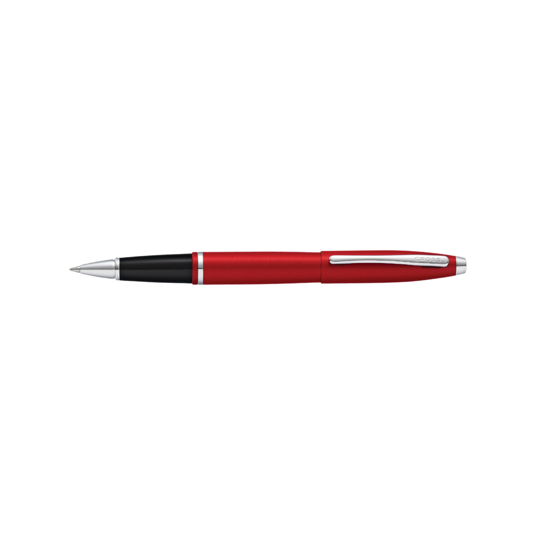 Cross Calais Matte Metallic Crimson Rollerball Pen — Cross rollerball pen — fluid gel ink writing instrument, at Cityluxe Singapore