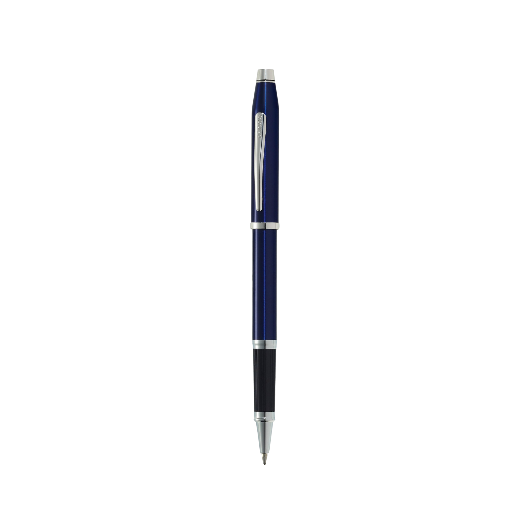 Cross Century II Translucent Blue Lacquer Rollerball Pen — Cross rollerball pen — fluid gel ink writing instrument, at Cityluxe Singapore