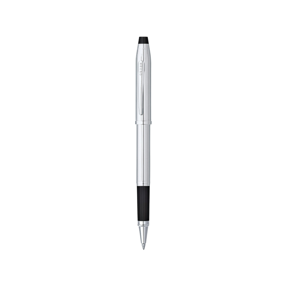 Cross Century II Lustrous Chrome Rollerball Pen — Cross rollerball pen — fluid gel ink writing instrument, at Cityluxe Singapore