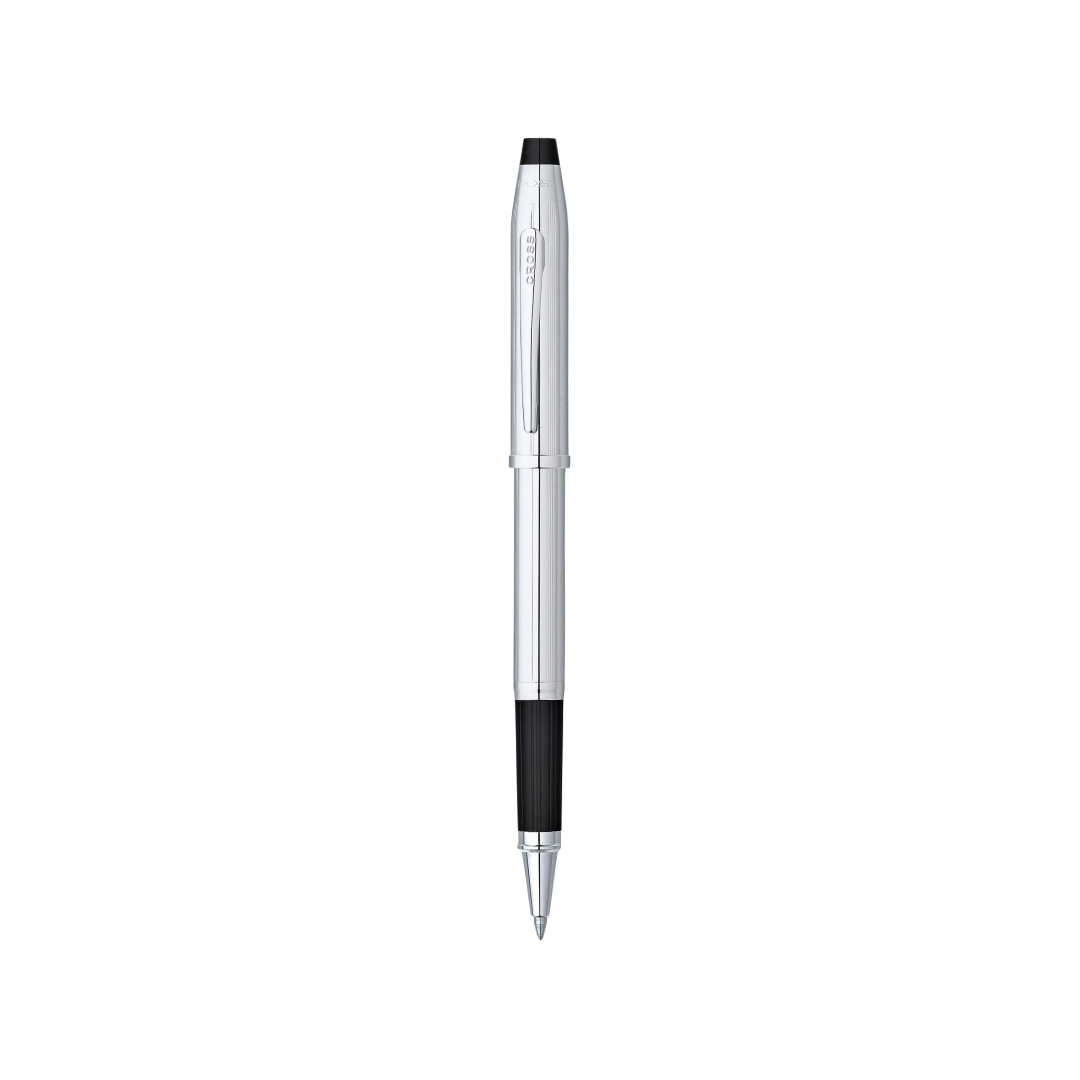 Cross Century II Lustrous Chrome Rollerball Pen — Cross rollerball pen — fluid gel ink writing instrument, at Cityluxe Singapore
