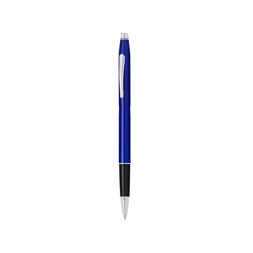 Cross Classic Century Translucent Blue Lacquer Rollerball Pen — Cross rollerball pen — fluid gel ink writing instrument, at Cityluxe Singapore