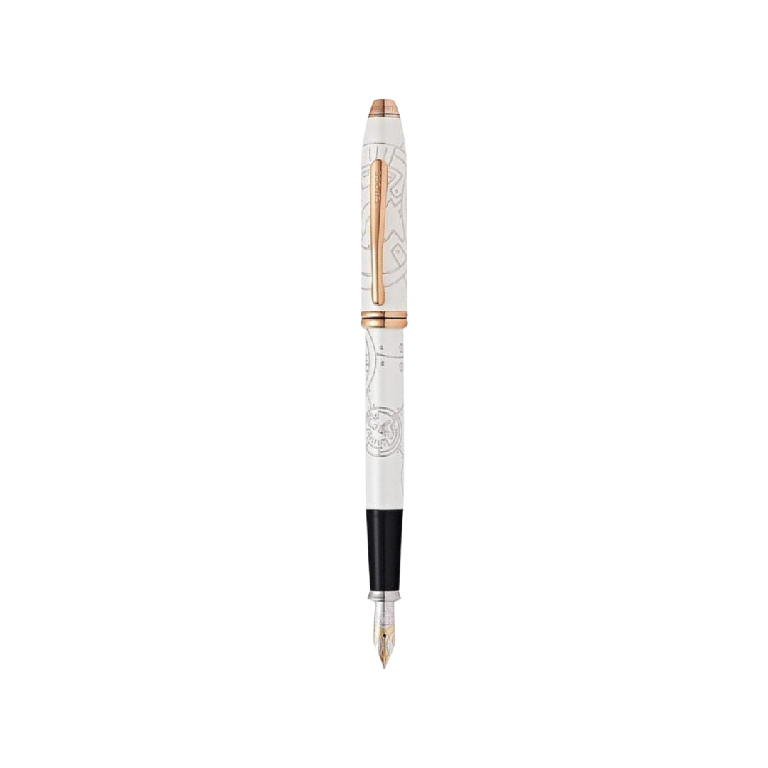 Cross Townsend Starwars Fountain Pen - BB 8 — uncapped with cap posted