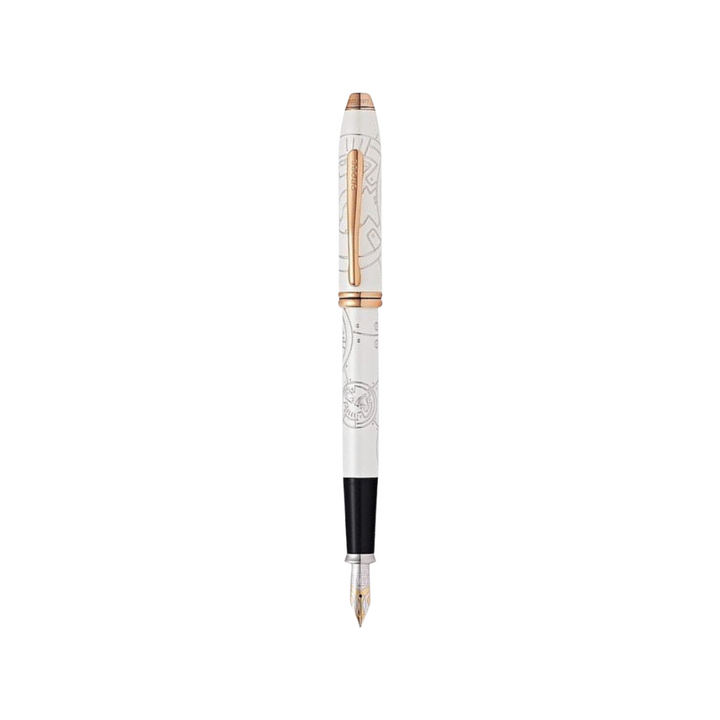 Cross Townsend Starwars Fountain Pen - BB 8 — uncapped with cap posted