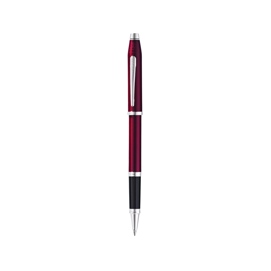 Cross Century II Translucent Plum Lacquer Rollerball Pen — Cross rollerball pen — fluid gel ink writing instrument, at Cityluxe Singapore