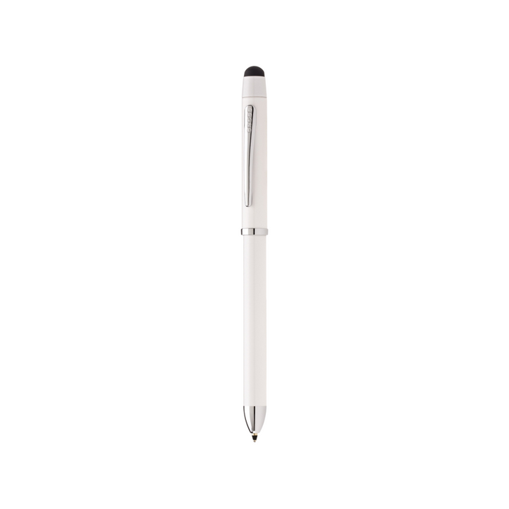 Cross Tech3+ Pearl White Multifunction Pen — Cross ballpoint pen — reliable smooth-writing everyday pen, at Cityluxe Singapore