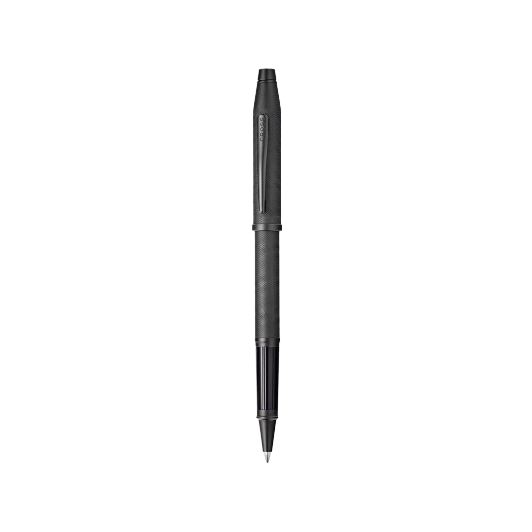 Cross Century II Black Micro-knurl Rollerball Pen — Cross rollerball pen — fluid gel ink writing instrument, at Cityluxe Singapore