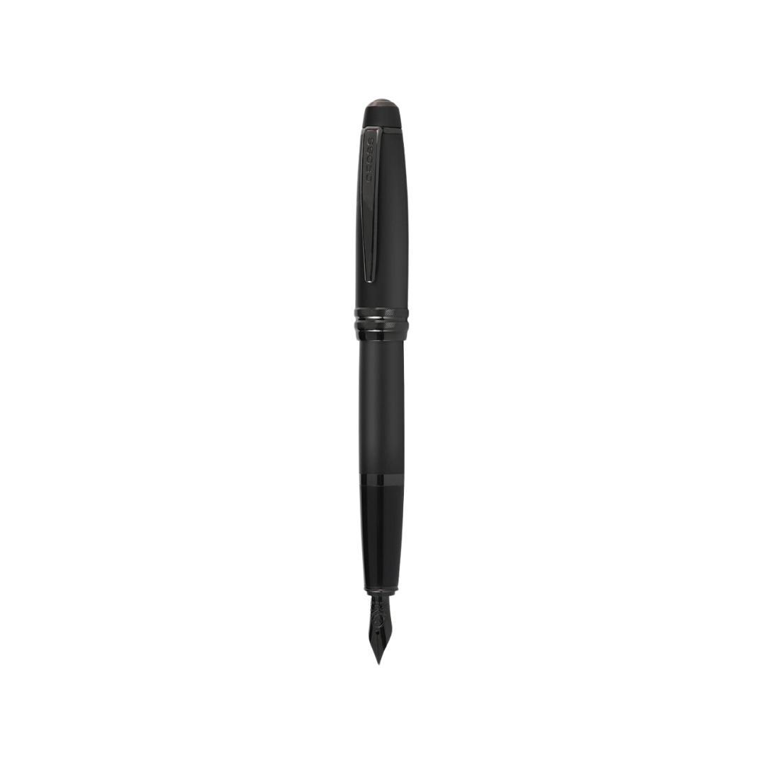 Cross Bailey Fountain Pen in Matte Black — Cross fountain pen — precision nib writing instrument, at Cityluxe Singapore stationery store