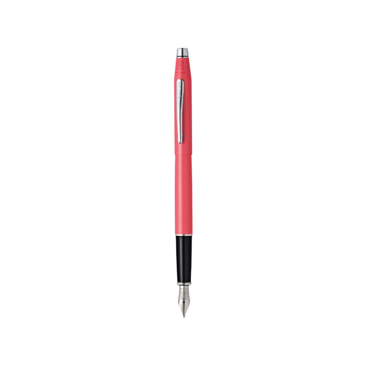 Cross Classic Century Coral Pearlescent Lacquer Fountain Pen — Cross fountain pen — precision nib writing instrument, at Cityluxe Singapore stationery store