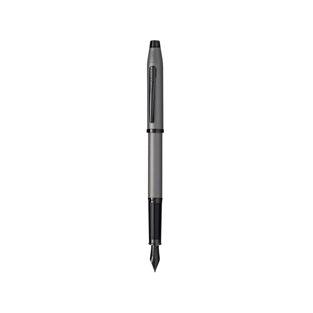 Cross Century II Gunmetal Gray Fountain Pen — Cross fountain pen — precision nib writing instrument, at Cityluxe Singapore stationery store